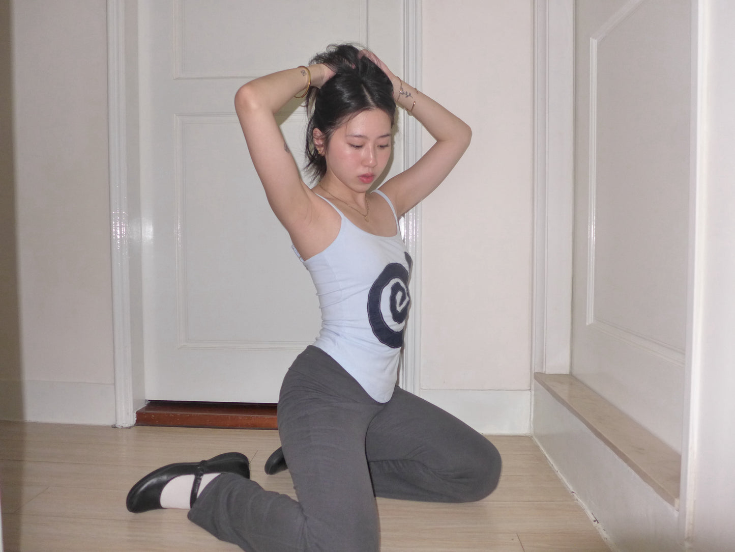 spiral tank top
