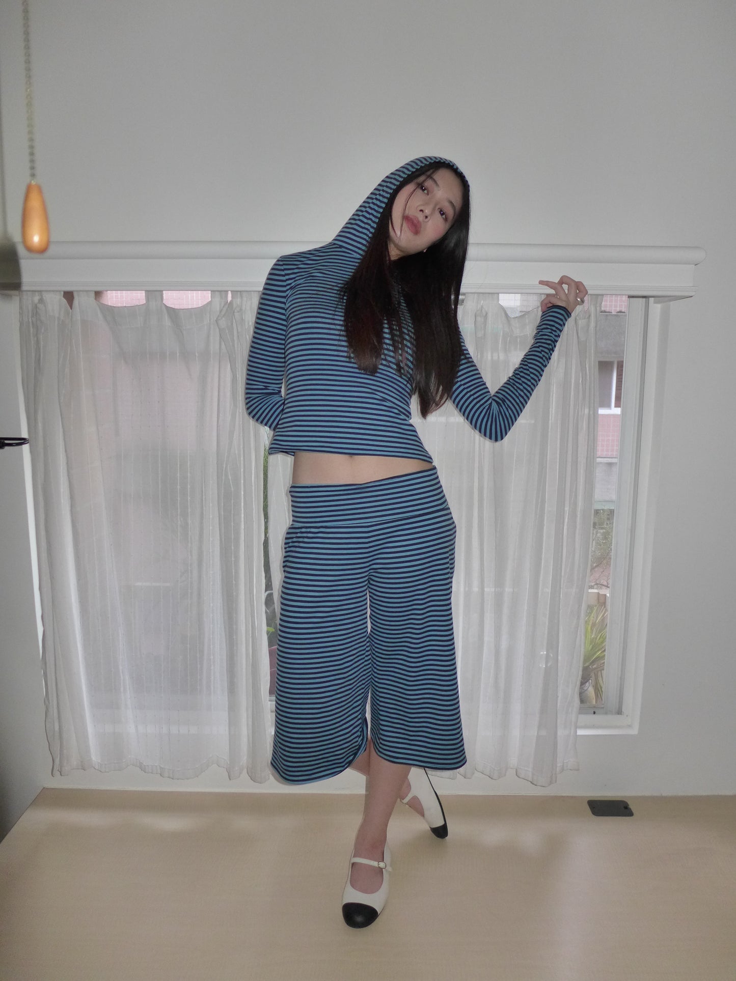 riley striped pants(blue)