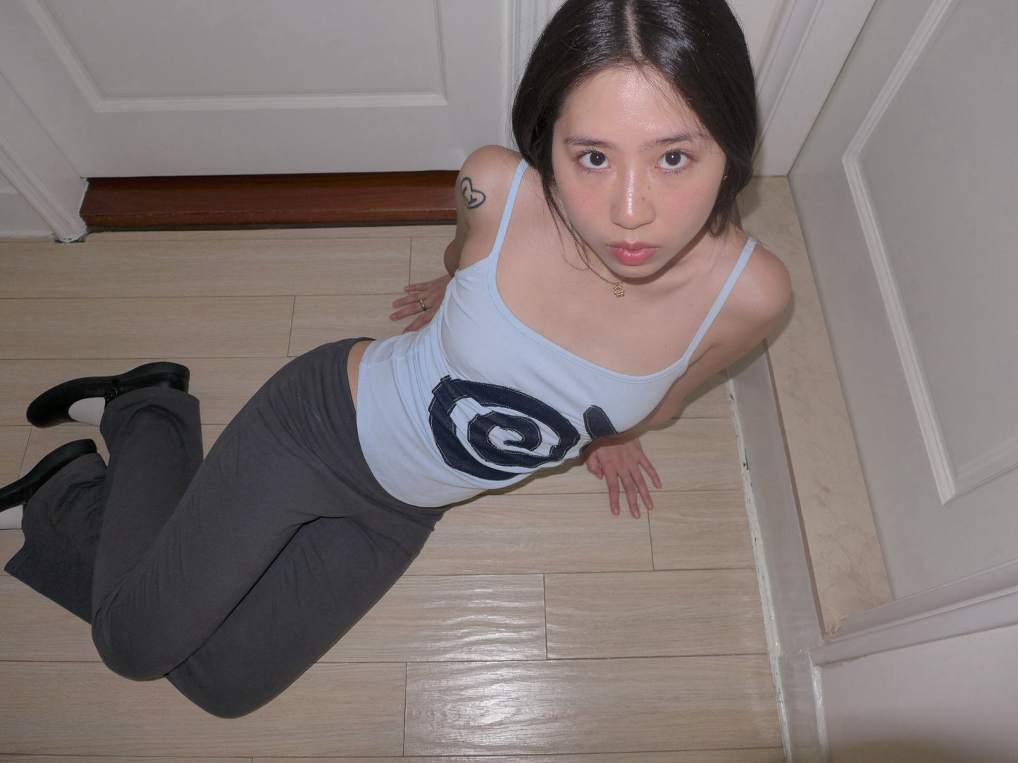 spiral tank top