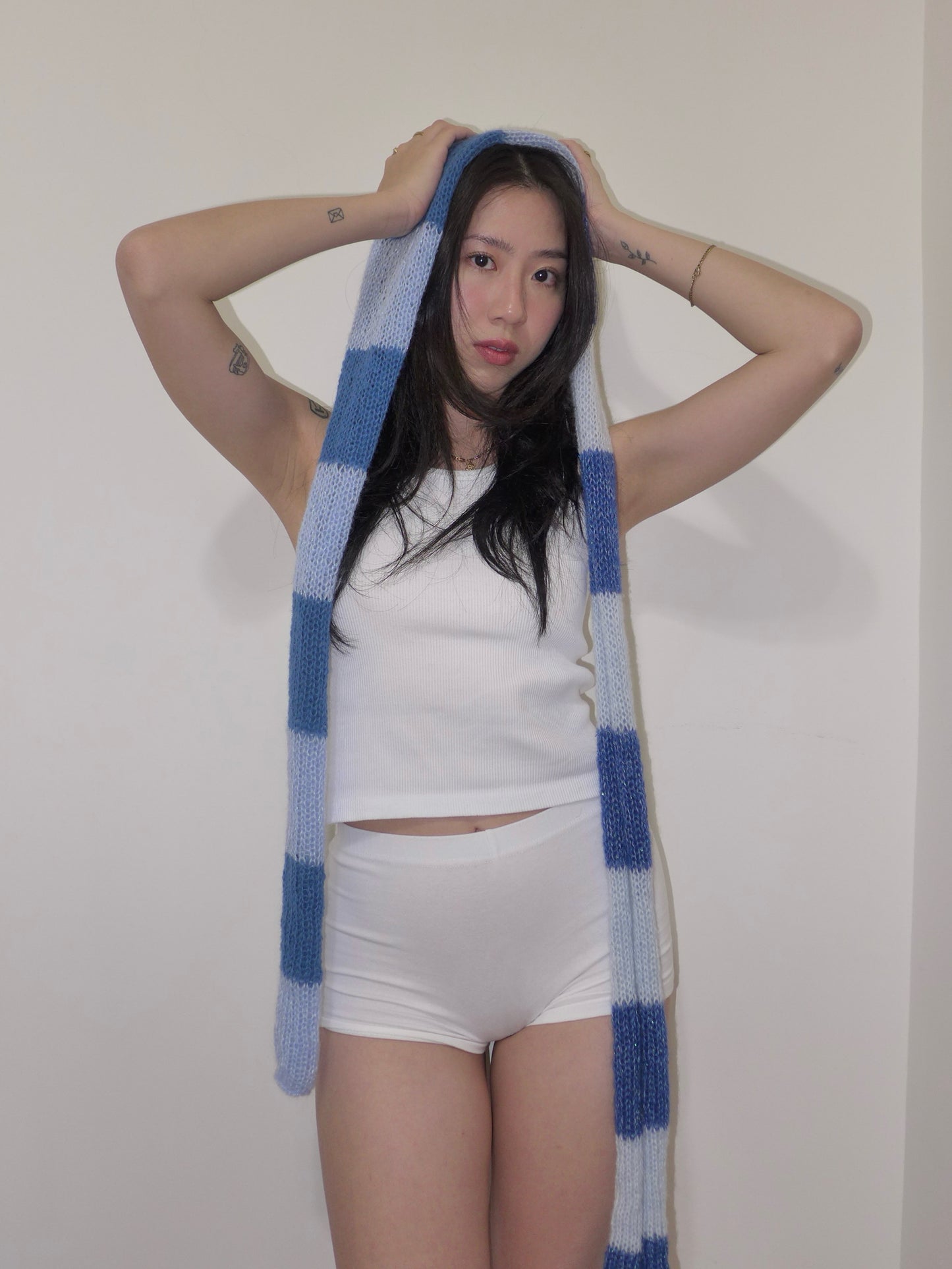 ocean blue scarf