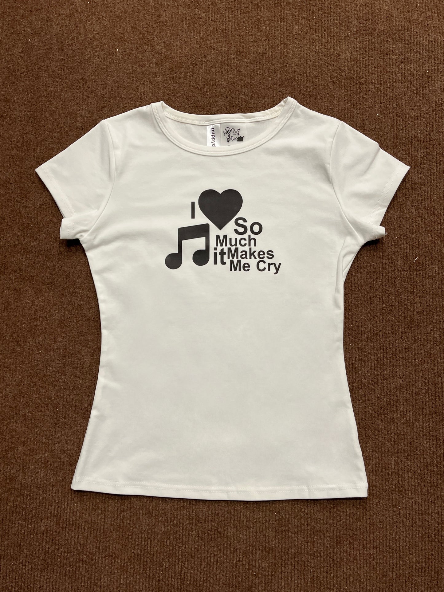 I ♥︎ music baby tee