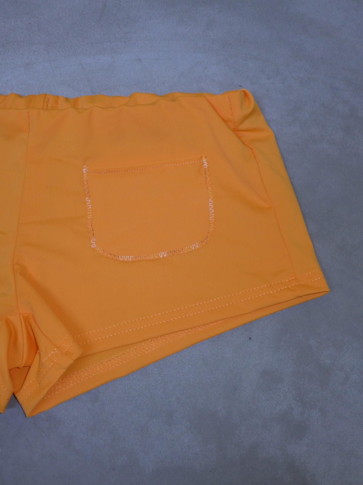 pocket mini swim shorts(orange)