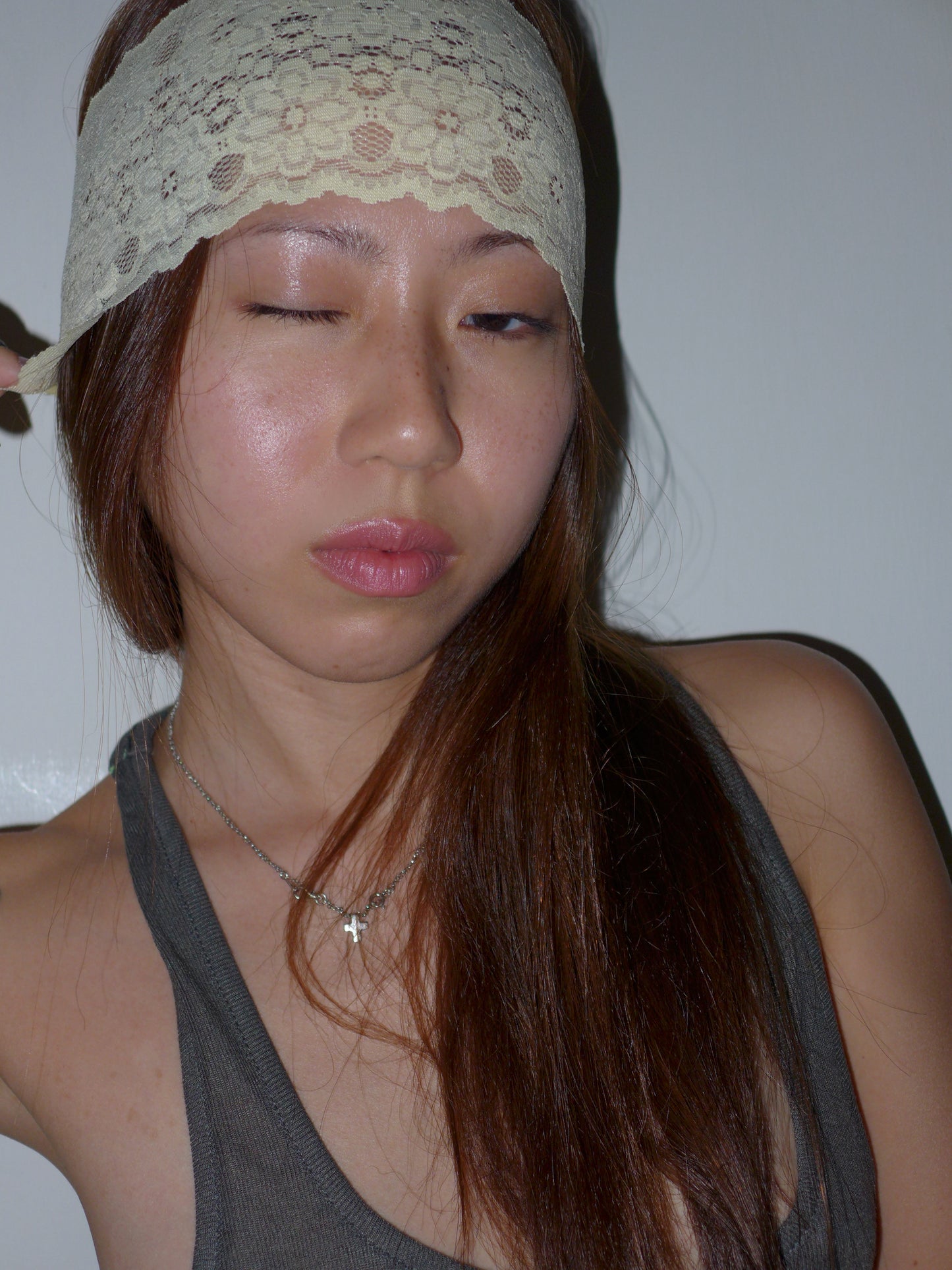 lace headband(ivory)