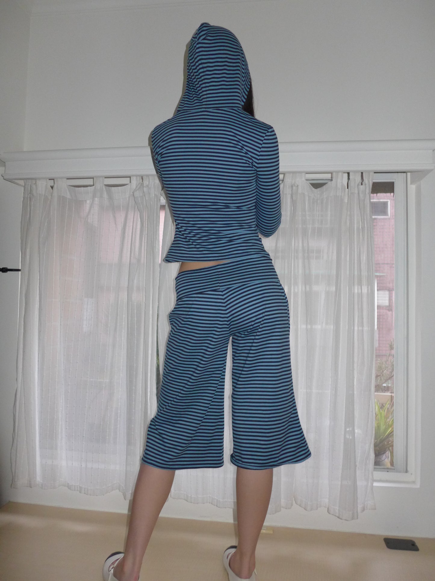 riley striped pants(blue)
