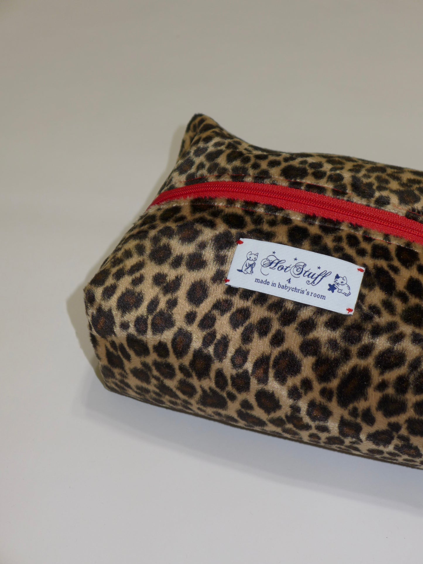 cheetah makeup bag