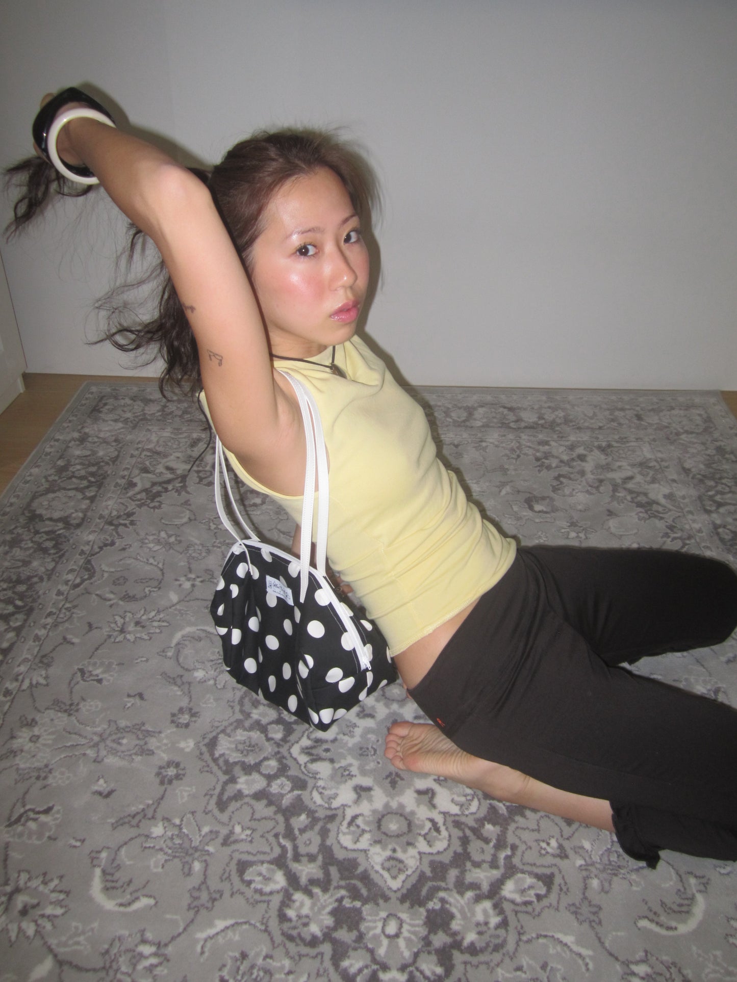 ava box bag(polka dot)