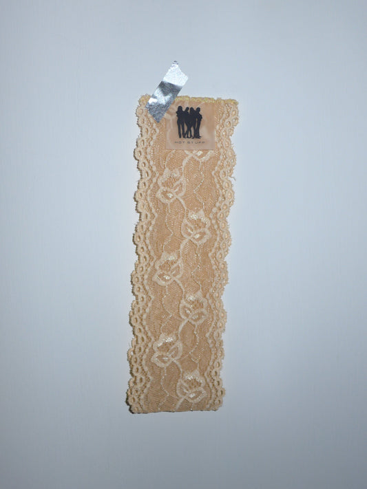 lace headband(apricot)