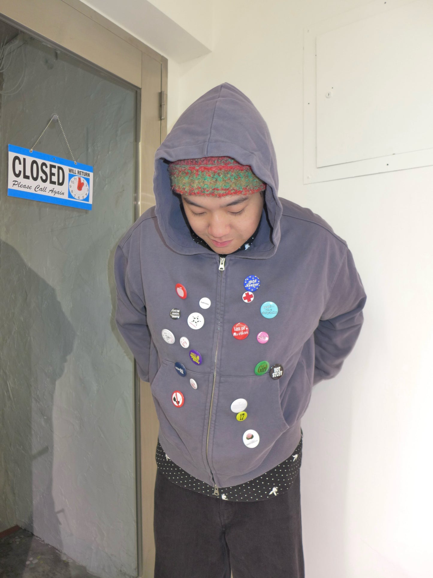 epic 20pins zip-up hoodie(puppydullxhot stuff)