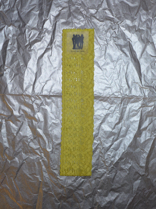 lace headband(mustard yellow)