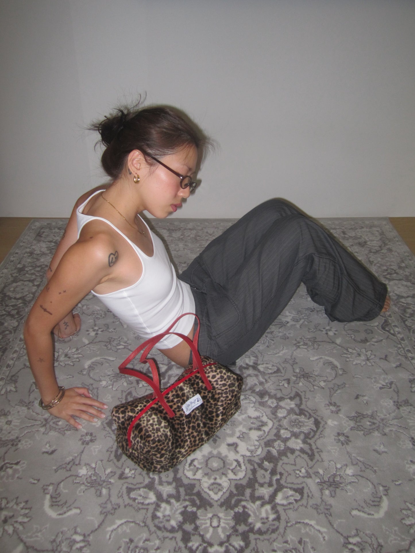 ava box bag(cheetah)