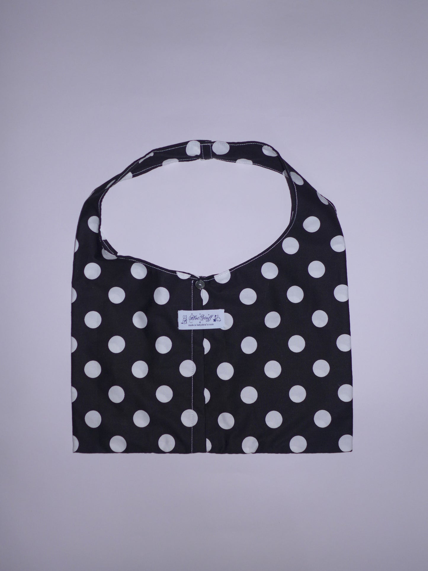 lucy shoulder bag(black polka dot)