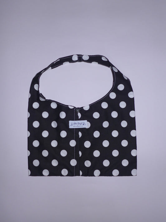 lucy shoulder bag(black polka dot)