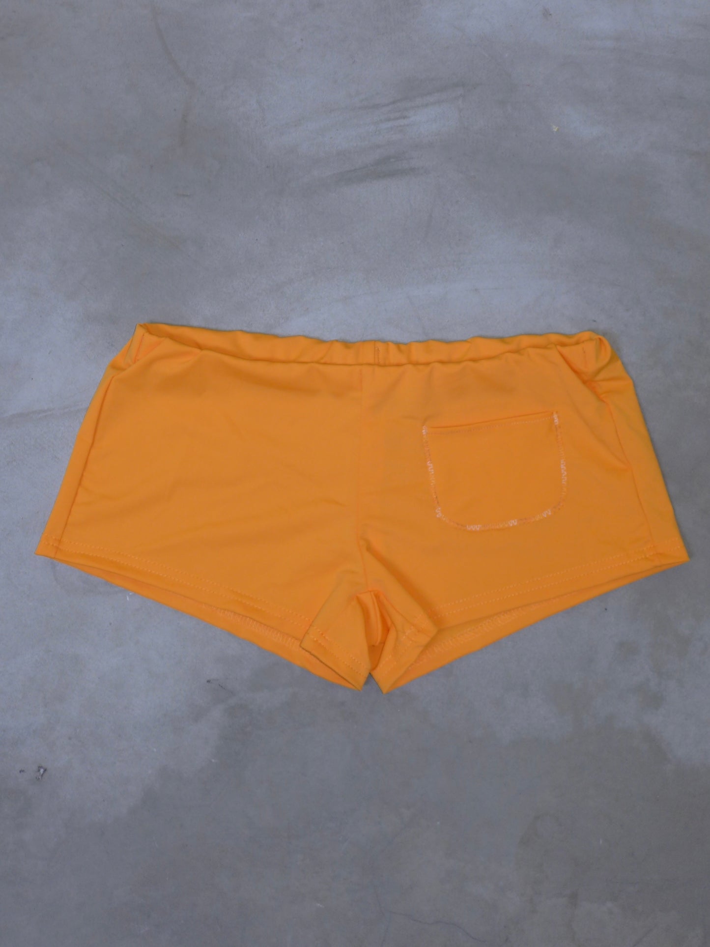 pocket mini swim shorts(orange)