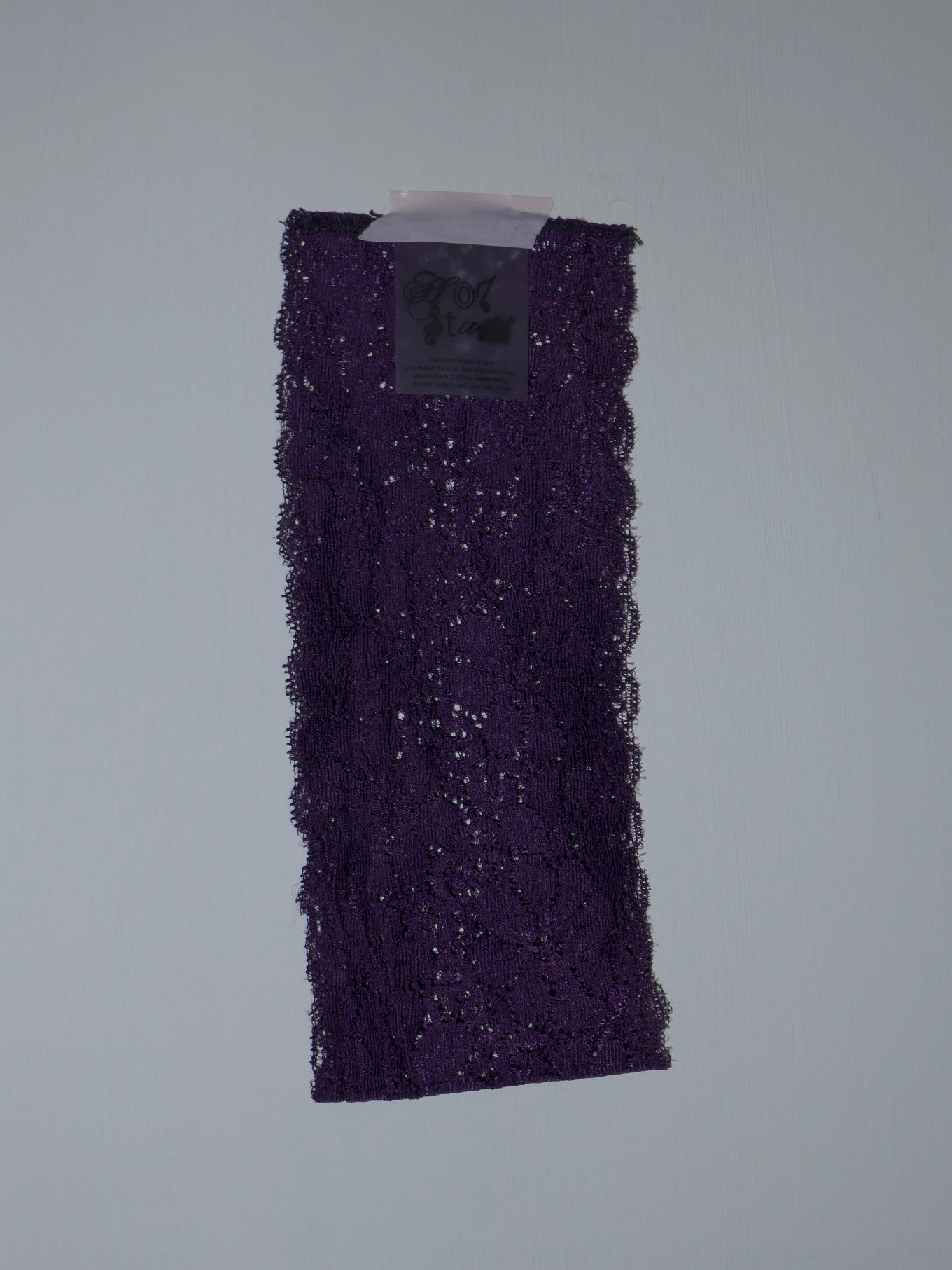 lace headband(grape)
