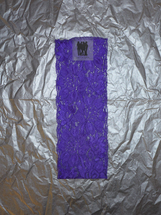 lace headband(iris purple)