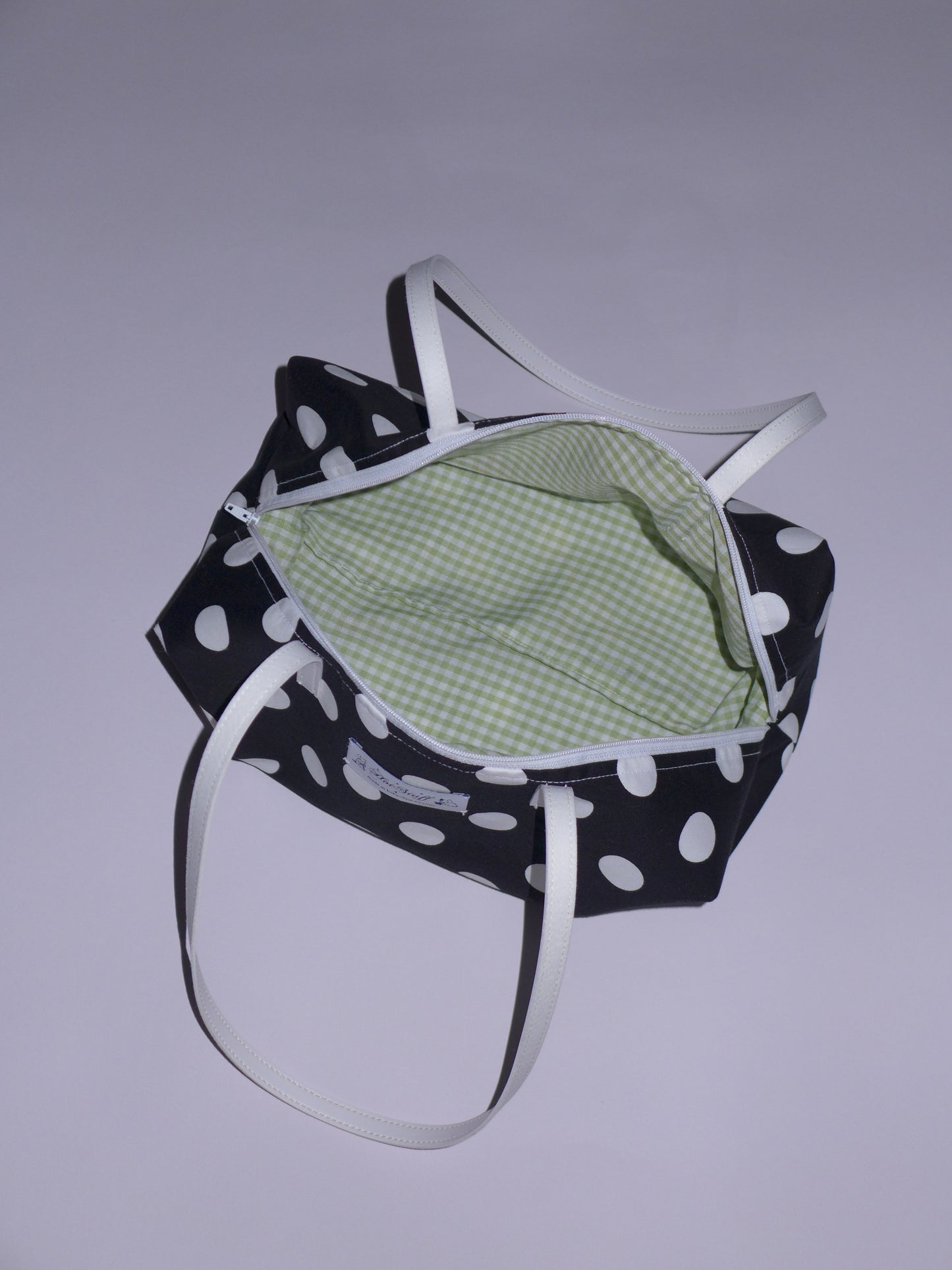 ava box bag(polka dot)