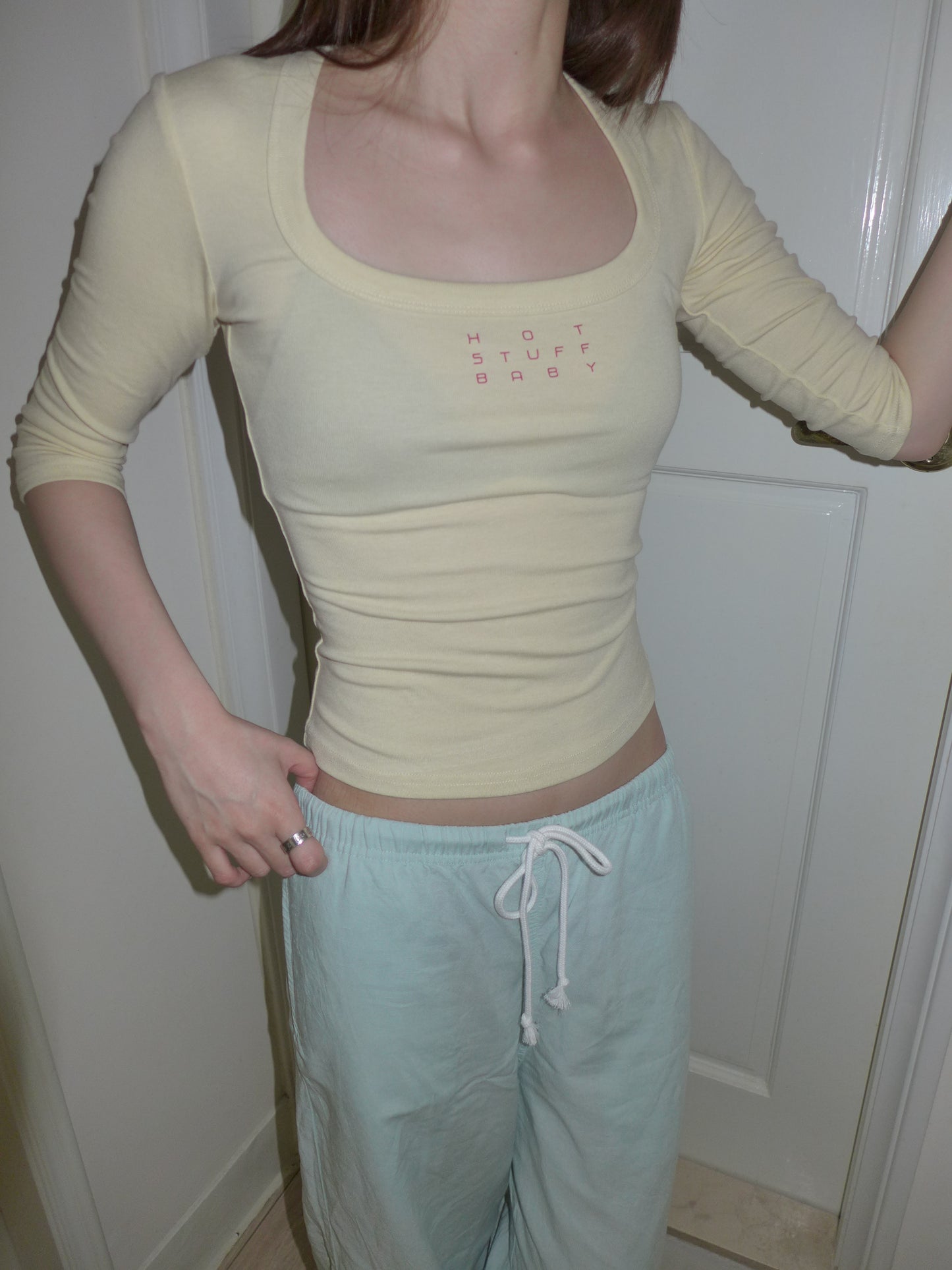 serina top(beige)
