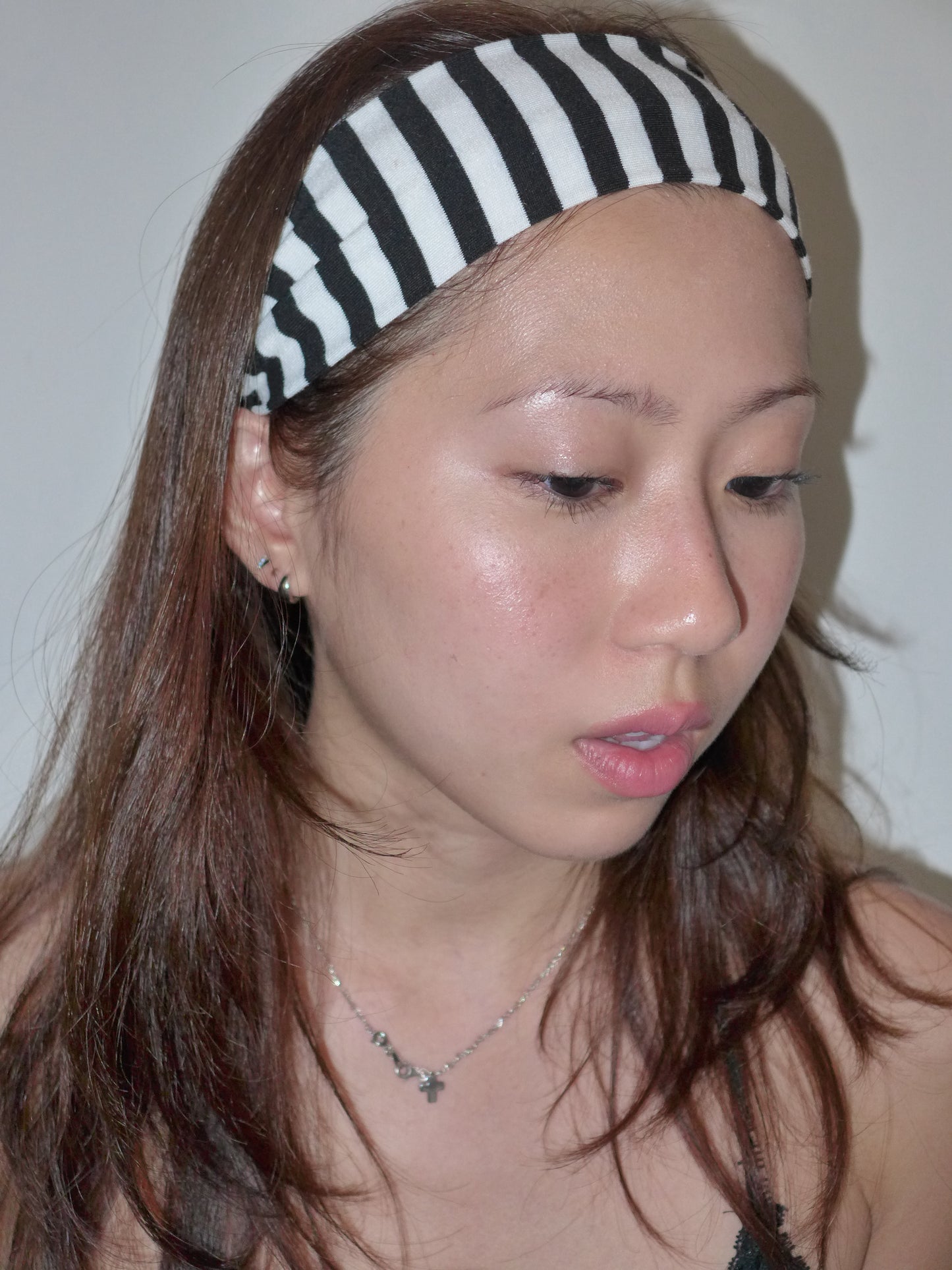 striped headband(B&W)