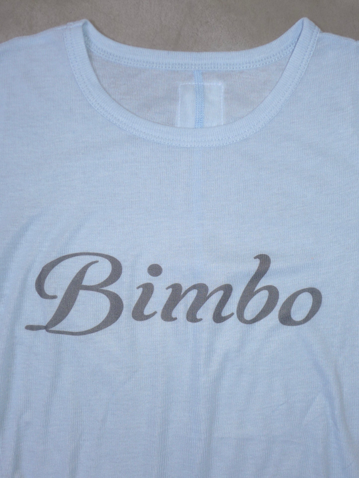 bimbo sheer tee