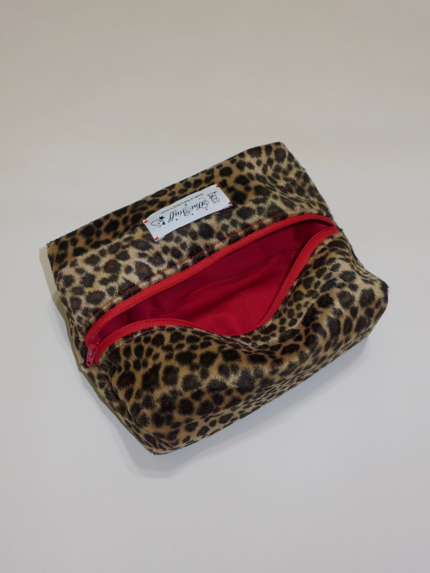 cheetah makeup bag